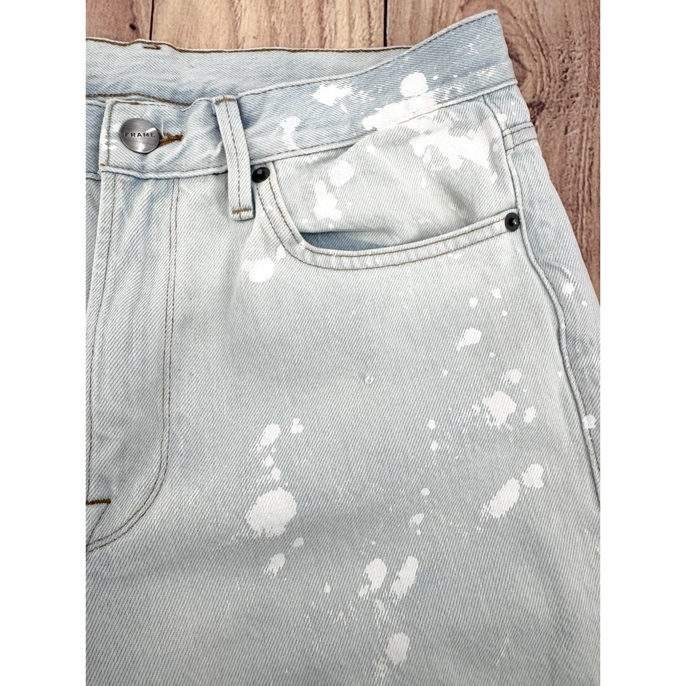 Frame Le Piper Jeans Caribbean Spray Straight Leg Women 34 NWT from Free People‎ - Picture 10 of 12
